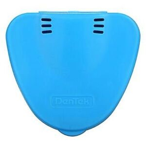 💙 New DenTek Blue Dental Guard Case night guard retainer denture box storage